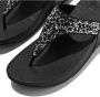 FitFlop Lulu Crystal Mix dames slipper Zwart - Thumbnail 12
