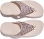 Fitflop Teenslippers LULU dianette pantoffel slides met kleurrijke glitter - Thumbnail 7