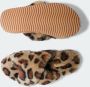 Flip Flop Pantoffels Cross*fur leo 2 in een trendy luipaard-look - Thumbnail 4