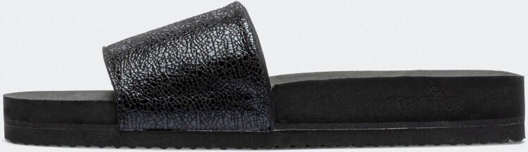 Flip Flop Slippers Pool metallic cracked zomerschoen slippers poolslides met metallic crush-effect