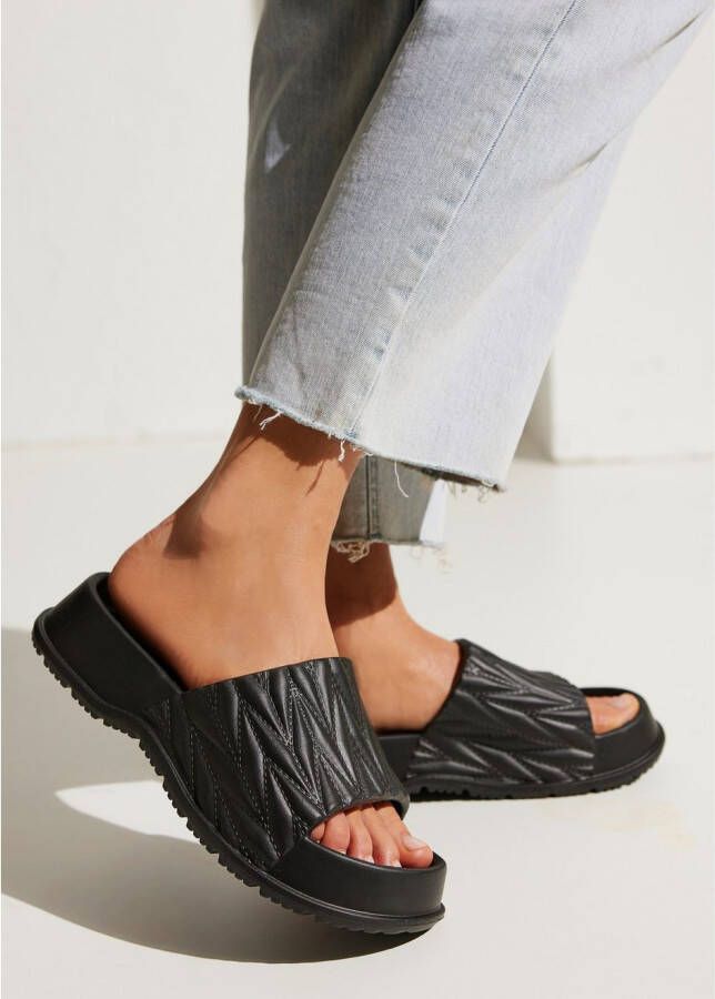 French Connection Slippers Badepantoffel mule sandaal open schoen badeschoen