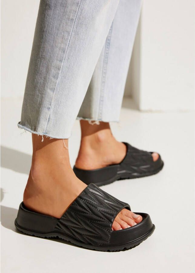 French Connection Slippers Badepantoffel mule sandaal open schoen badeschoen