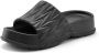 French Connection Slippers Badepantoffel mule sandaal open schoen badeschoen - Thumbnail 2