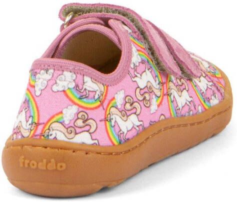 froddo Barefootschoenen BAREFOOT CANVAS Sneaker klittenbandschoen met katoenvoering