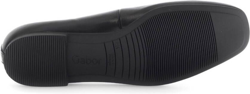 Gabor Ballerina's blokhak business schoen flats comfortabele schoen in vierkante vorm