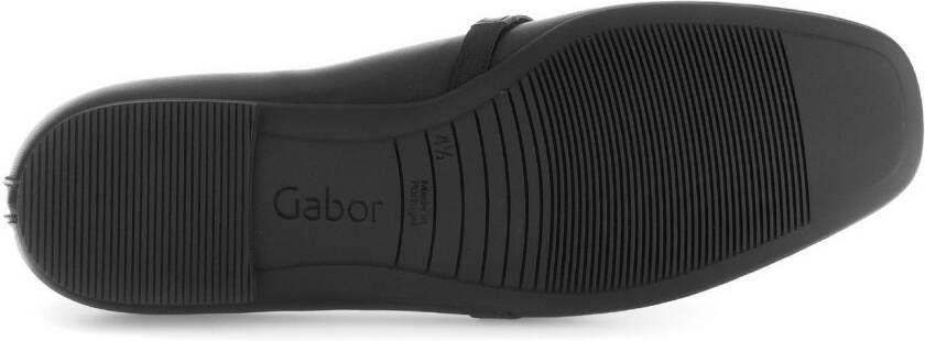 Gabor Ballerina's blockhak comfort schoen flats met fonkelende sierstenen