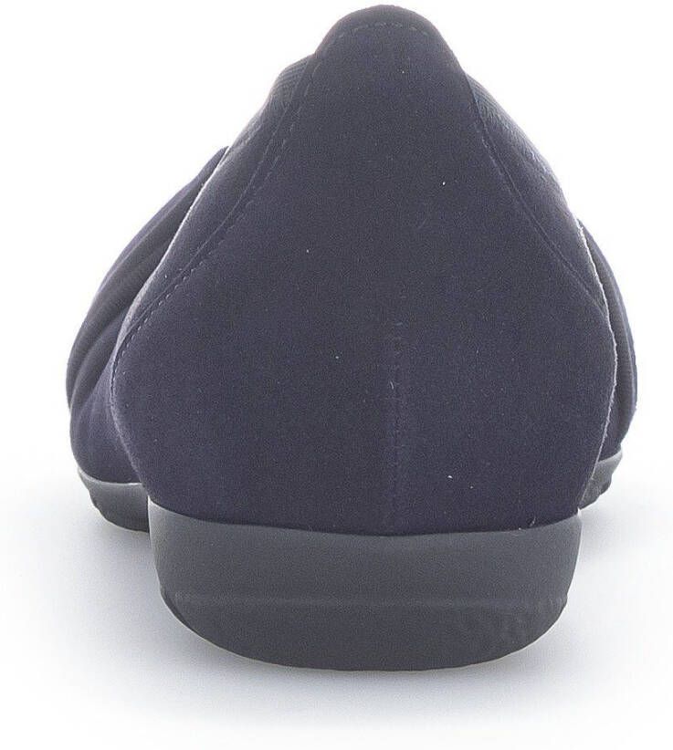Gabor Ballerina's Platte schoenen slipper met comfortabele elastische afwerking