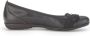 Gabor Moderne Zwarte Leren Ballerina Schoenen Black Dames - Thumbnail 6