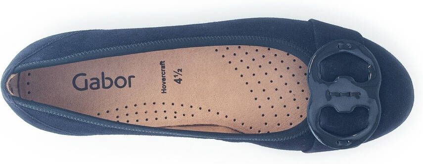 Gabor Ballerina's platte schoenen instappers met hovercraft luchtkamer-zool