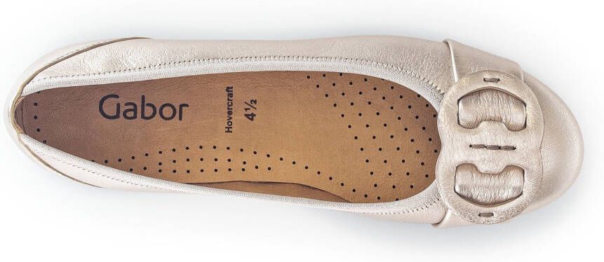 Gabor Ballerina's platte schoenen instappers met hovercraft luchtkamer-zool