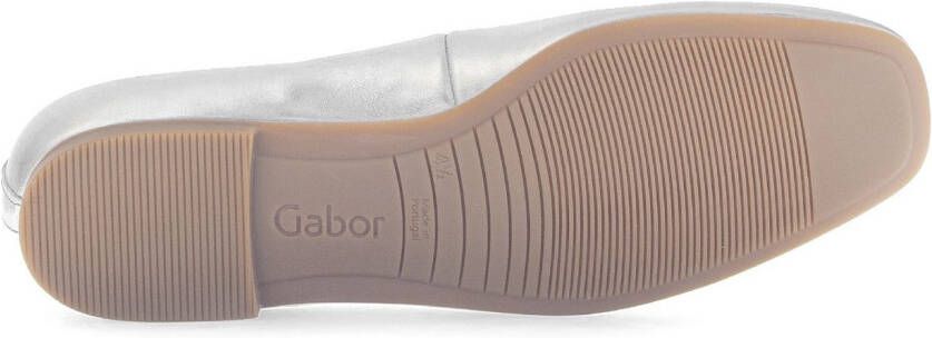 Gabor Ballerina's blokhak business schoen flats comfortabele schoen in vierkante vorm