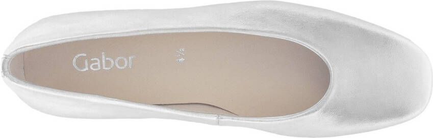 Gabor Ballerina's blokhak business schoen flats comfortabele schoen in vierkante vorm
