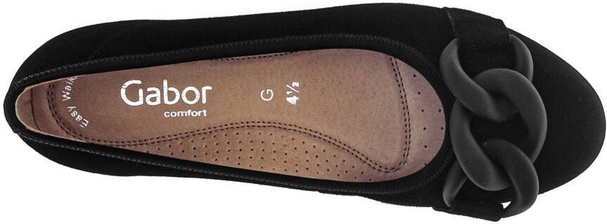 Gabor Ballerina's Florence sleehak comfortabele schoen slipper zakelijke schoen in breedte g (=wijd)