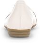 Gabor Ivoor Leren Klassieke Comfortabele Ballerina's Beige Dames - Thumbnail 3
