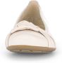 Gabor Ivoor Leren Klassieke Comfortabele Ballerina's Beige Dames - Thumbnail 5