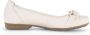 Gabor Ivoor Leren Klassieke Comfortabele Ballerina's Beige Dames - Thumbnail 6