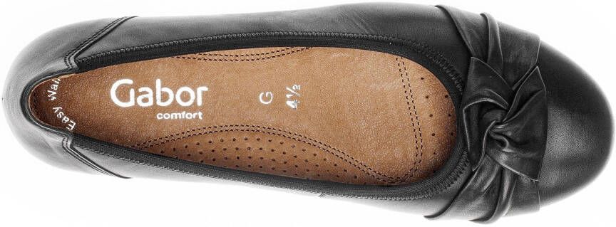 Gabor Ballerina's Florence businessschoen slipper lage schoen instapschoen in breedte g = breed