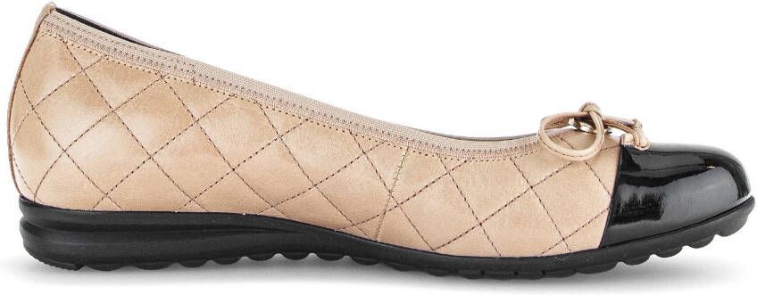Gabor Ballerina's Florence lage schoen instapschoen businessschoen sierstiksels breedte g