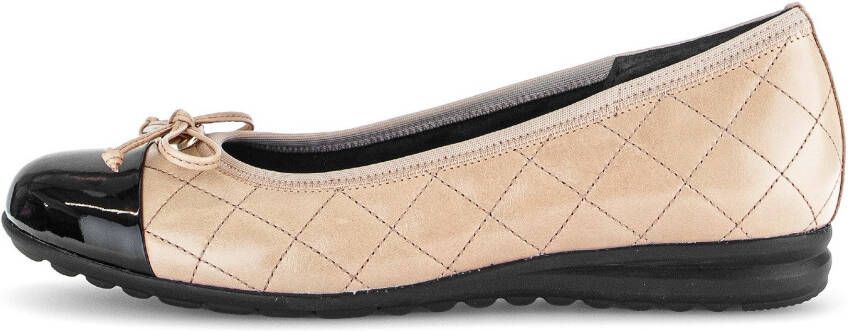 Gabor Ballerina's Florence lage schoen instapschoen businessschoen sierstiksels breedte g