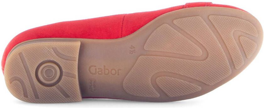Gabor Ballerina's Florence blokhak business schoen comfort schoen met elastische afwerking breedte g