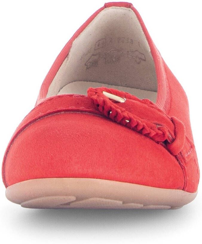 Gabor Ballerina's Florence blokhak business schoen comfort schoen met elastische afwerking breedte g