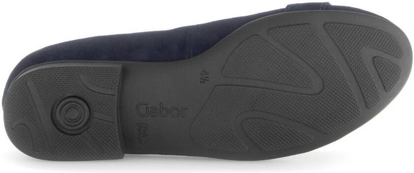 Gabor Ballerina's Florence blokhak business schoen comfort schoen met elastische afwerking breedte g