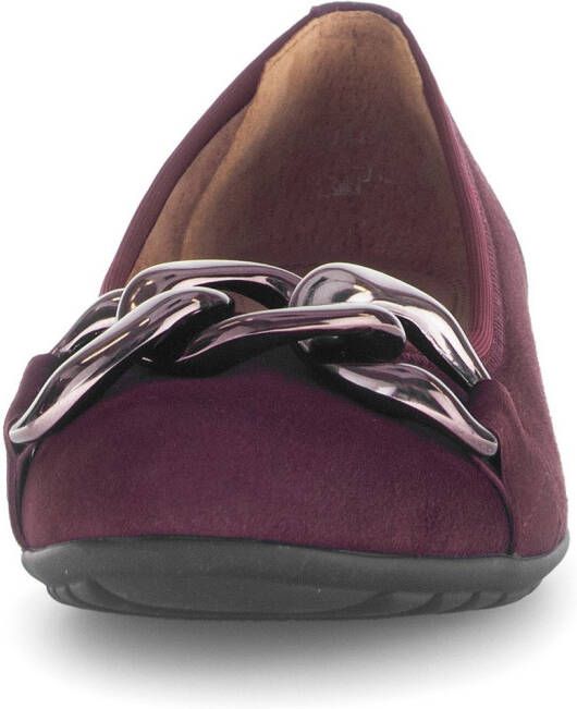 Gabor Ballerina's Florence businessschoen instapschoen met elastische afwerking breedte g