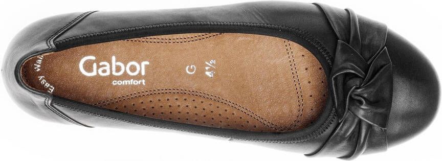 Gabor Ballerina's Florence businessschoen slipper lage schoen instapschoen in breedte g = breed