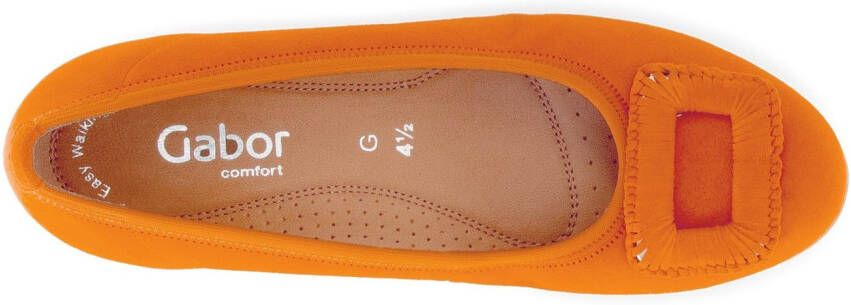 Gabor Ballerina's Florence comfort schoen zakelijke schoen elastische afwerking comfortbreedte g (= breed)
