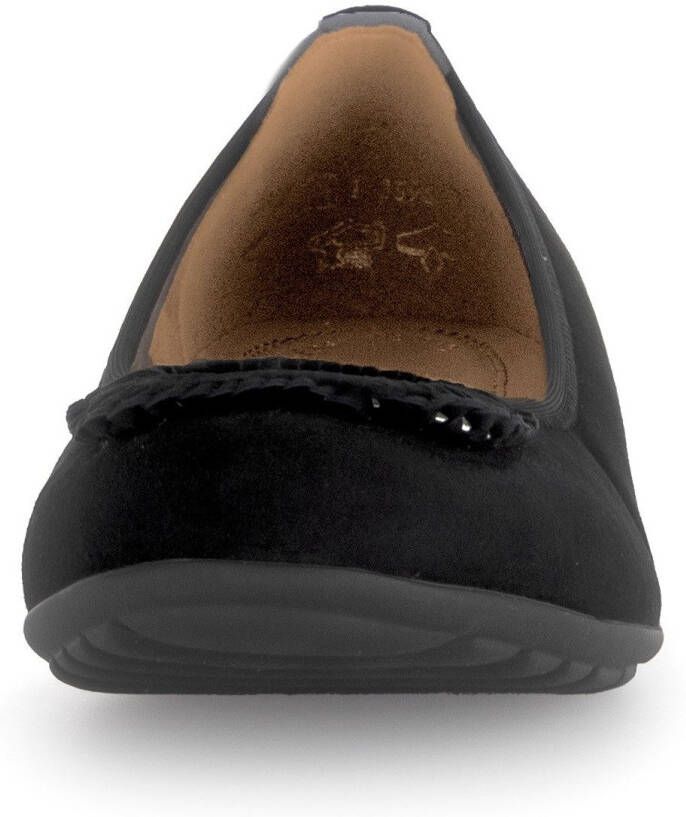 Gabor Ballerina's Florence comfort schoen zakelijke schoen elastische afwerking comfortbreedte g (= breed)