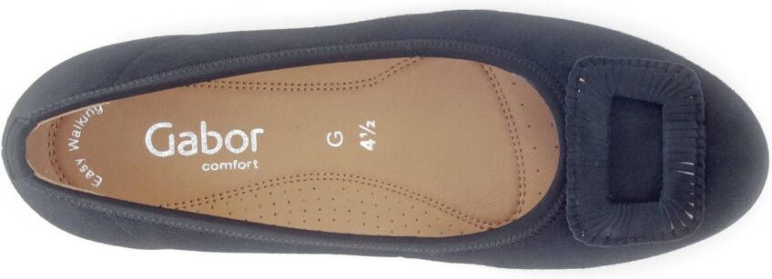 Gabor Ballerina's Florence comfort schoen zakelijke schoen elastische afwerking comfortbreedte g (= breed)
