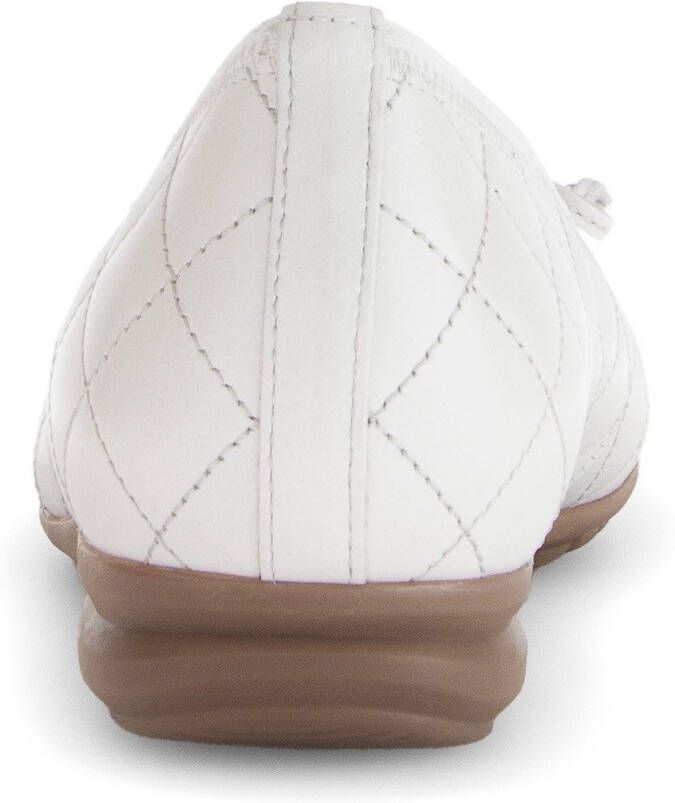 Gabor Ballerina's Florence lage schoen instapschoen businessschoen sierstiksels breedte g