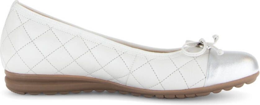 Gabor Ballerina's Florence lage schoen instapschoen businessschoen sierstiksels breedte g
