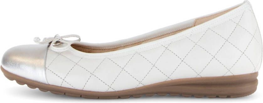 Gabor Ballerina's Florence lage schoen instapschoen businessschoen sierstiksels breedte g