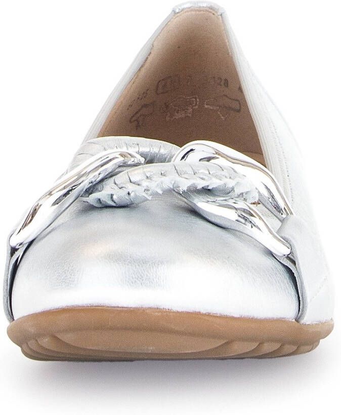 Gabor Ballerina's Florence sleehak business schoen lage schoen instapschoen met sierketting