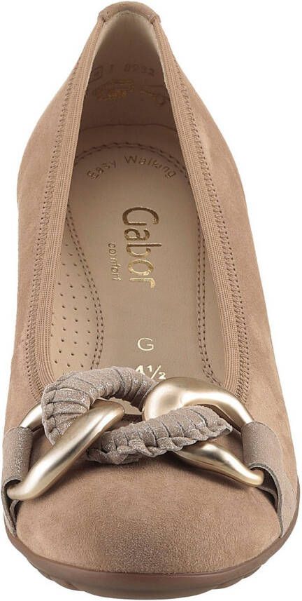 Gabor Ballerina's Florence sleehak comfortabele schoen slipper zakelijke schoen in breedte g (=wijd)