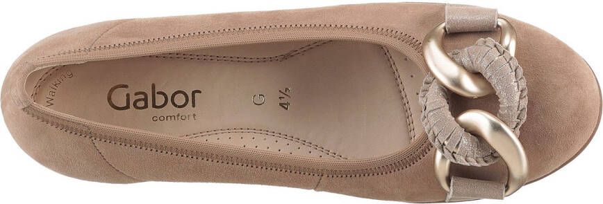 Gabor Ballerina's Florence sleehak comfortabele schoen slipper zakelijke schoen in breedte g (=wijd)