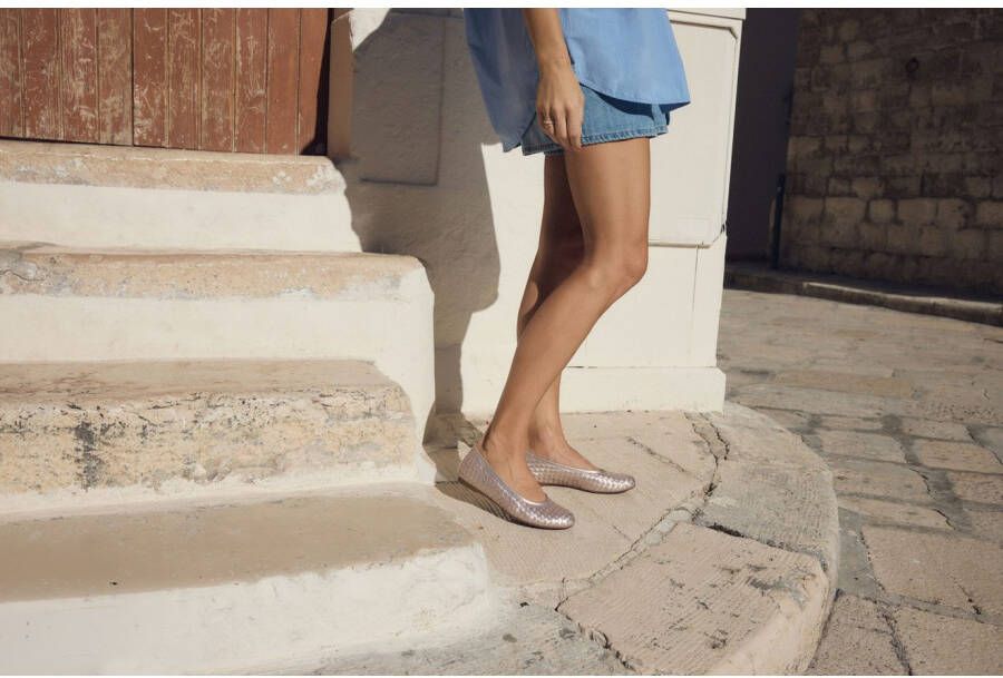 Gabor Ballerina's instapschoen lenteschoen zakelijke schoen met mooi vlechtpatroon