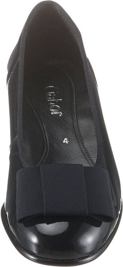 Gabor Ballerina's Flats kitten heel feestelijke schoenen met decoratieve strik