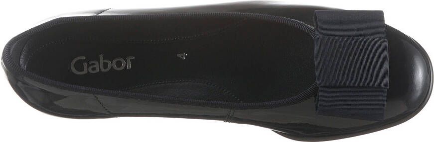 Gabor Ballerina's Flats kitten heel feestelijke schoenen met decoratieve strik