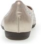 Gabor Gouden leren zomer ballerina schoenen Yellow Dames - Thumbnail 3