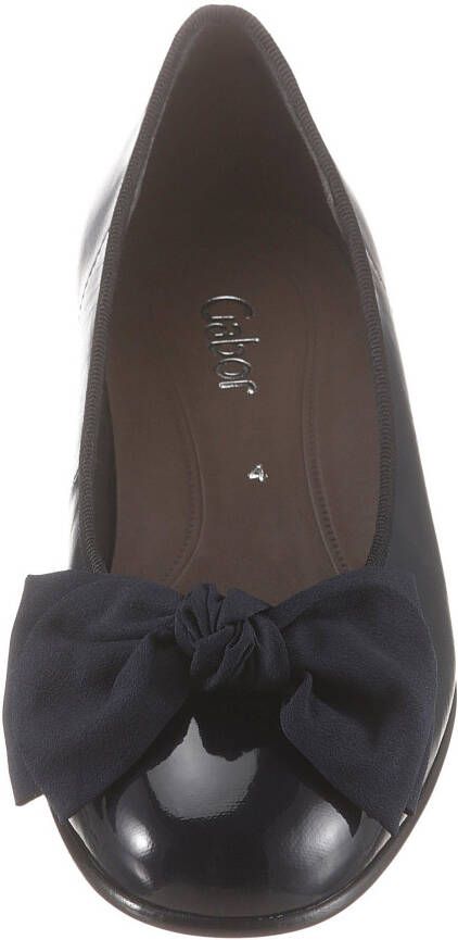 Gabor Ballerina's Flats kitten heel feestelijke schoenen met een mooie strik