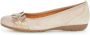 Gabor Ballerina's Feestelijke schoen slipper business schoen met decoratieve riem in metallic-look - Thumbnail 5