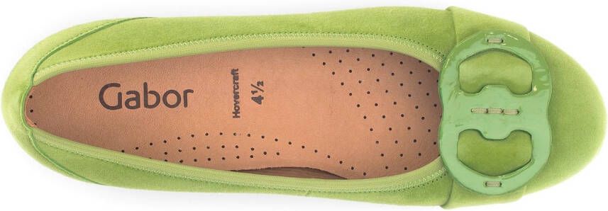 Gabor Ballerina's platte schoenen instappers met hovercraft luchtkamer-zool