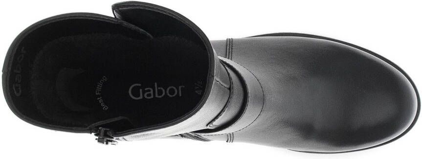 Gabor Bikerboots blokhak enkellaars laarzen met best fitting-uitrusting