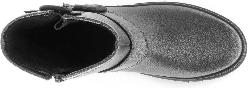 Gabor Boots zonder sluiting York plateau enkellaars chunky boots breedte g in metallic-look