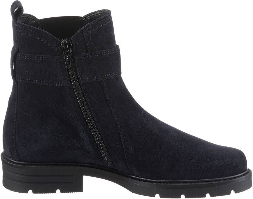 Gabor Chelsea-boots blokhak herfstmode enkellaars met decoratieve ketting aan de schacht