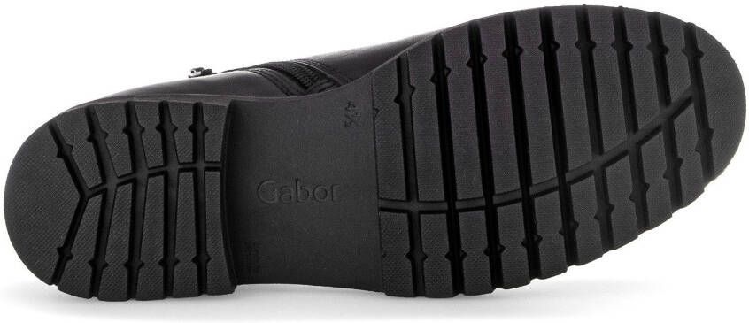 Gabor Chelsea-boots Davos blokhak herfstmode in comfortabele schoenwijdte g (= breed)