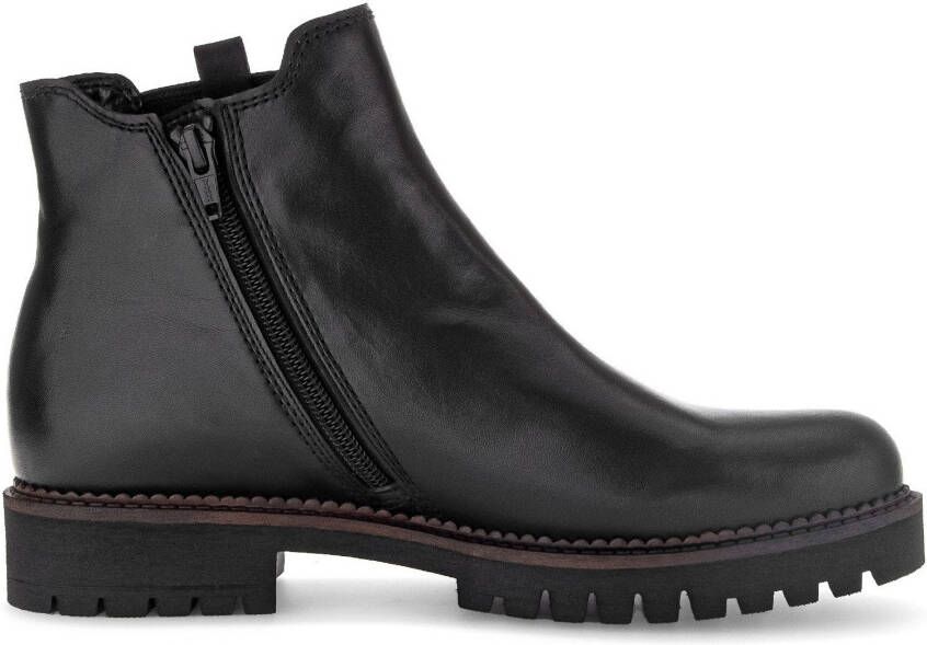 Gabor Chelsea-boots Davos blokhak herfstmode in comfortabele schoenwijdte g (= breed)