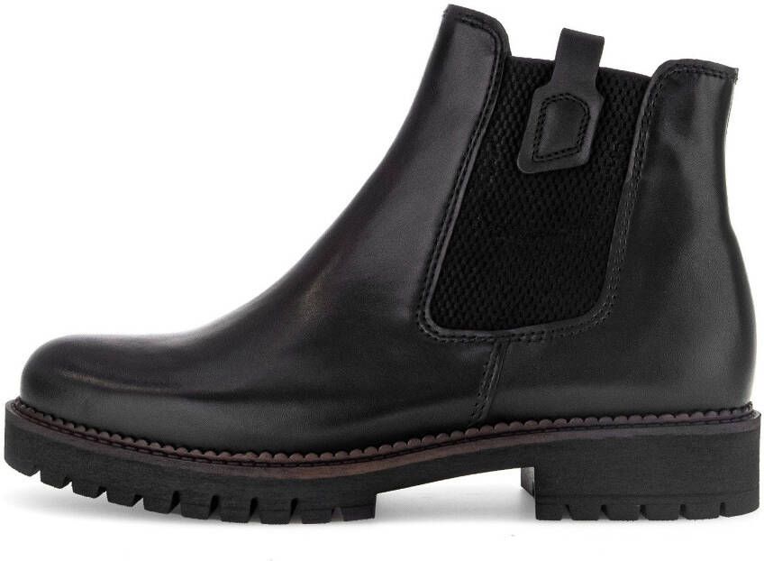 Gabor Chelsea-boots Davos blokhak herfstmode in comfortabele schoenwijdte g (= breed)